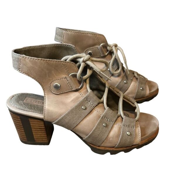 Sorel Lace Up Addington Sandal - Picture 1 of 11